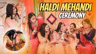 Meri Haldi Mehndi ♥️  Arshi Saifi merishadi haldi wedding [upl. by Nauqyt]