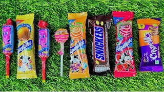 Unboxing GIANT Rainbow Lollipop Candy with Yummy Sweets Cutting Satisfying video [upl. by Aivilys484]