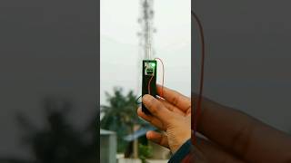 RF frequency Detector 📡 circuit experiment environment electronic mobile signal health [upl. by Gearard]