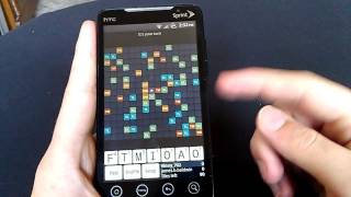 Android Game Review WORDFEUD [upl. by Crawley]