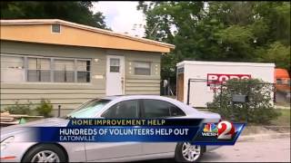 Volunteers help rebuild homes for elderly [upl. by Uball]