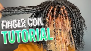 How To Do FINGER COILS [upl. by Redna]