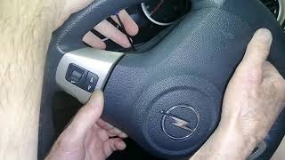 Opel Corsa Vauxhall Corsa How to remove Air bag [upl. by Ilellan618]