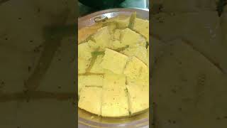 testy khamn dhokla recipe 😋short [upl. by Eidnac]