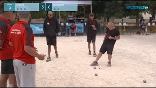 Replay Pétanque  Belle Finale du Mondial Jeunes triplettes à Romans [upl. by Talich]