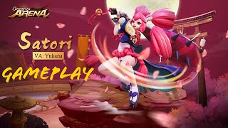 SATORI GAMEPLAY amp BUILD  ONMYOJI ARENA [upl. by Sallee238]