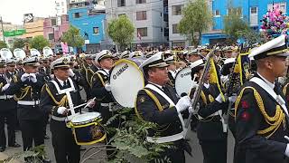 Marcha Angamos por la Marina de Guerra Perú [upl. by Prochora]