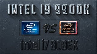 Intel i9 9900K vs i7 8086K Benchmarks  Test Review  Comparison  Gaming  10 Tests [upl. by Eneleuqcaj541]