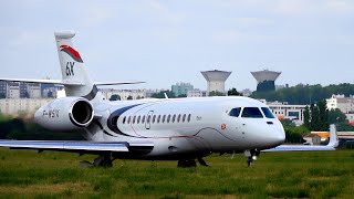 The spectacular takeoff of the Dassault Falcon 6X business jet [upl. by Edin]