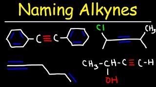 Naming Alkynes  IUPAC Nomenclature amp Common Names [upl. by Hillyer]