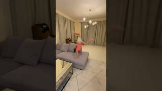 Handstand with free fall on sofa [upl. by Eluk158]