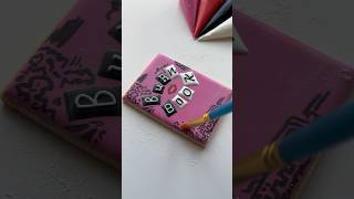 Burn book cookie💋 recipes and supplies linked in my bio cookiedecorating asmr meangirls [upl. by Nodlehs57]