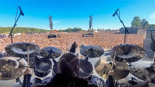 Dimmu Borgir quotGatewaysquot Daray  Drum Cam  Tons of Rock  Norway [upl. by Acemat]