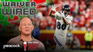 NFL Week 2 Waiver Wire JK Dobbins Isaiah Likely  more  Fantasy Football Happy Hour FULL SHOW [upl. by Maren]