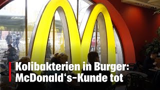 Kolibakterien in Burger McDonald‘sKunde tot  kronetv NEWS [upl. by Ahsiugal641]