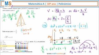 Operações com polinómios 10º ano [upl. by Thorstein]