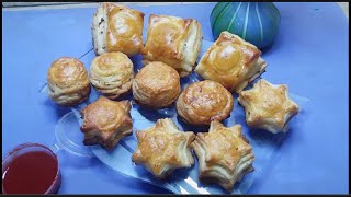 PATTIESMARGARINE AND PUFF PASTRY WITHOUT OVEN STEP BY STEPCHICKEN PATTTIESTHEWAYSTOMAKEPATYPASTRY [upl. by Holt]