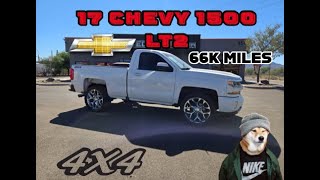 2017 CHEVROLET SILVERADO LT2 REGULAR CAB 4X4 53 V8 STOCK T27890 [upl. by Nhtanhoj]