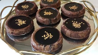 كيك صغير بالشكلاطةsmall cakes with chocolat 🍫😍 [upl. by Ojyllek]