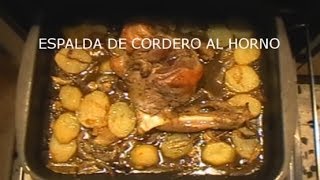 Espalda de cordero al horno con patatas [upl. by Solotsopa320]