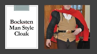 EASY Step by Step Side Opening Medieval Wool Cloak  CosTutorial [upl. by Hpesojnhoj]