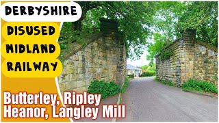 Derbyshire Disused Railway  Butterley Ripley Heanor Langley Mill [upl. by Aidil877]