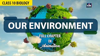 class 10 Our Environment Full chapter in Animation  CBSE Class 10 Biology ch 13  NCERT Science [upl. by Aroel245]