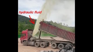 Truck fail compilation【E27】Top dangerous moments of truck driving，trucks failsfeel sad for trucks [upl. by Zebapda422]