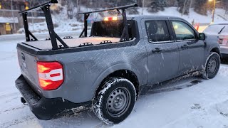 Ford Maverick AWD Park City Snowstorm [upl. by Nikolos]