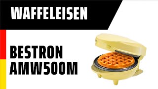 Waffeleisen Bestron AMW500M [upl. by Htrag]