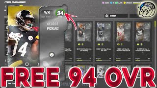 HOW TO GET ANY 94 OVR TEAM OF THE WEEK CHAMPION FREE IN MADDEN 24 Madden 24 Ultimate Team [upl. by Modeerf]