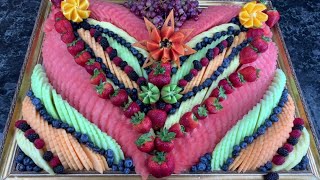 Healthy Fruit Platter 5  Catering Style  Wedding Ideas [upl. by Lari804]