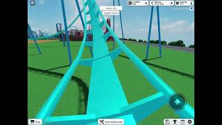 Leviathan From Canada’s Wonderland in Theme Park Tycoon 2 Roblox [upl. by Noelani233]