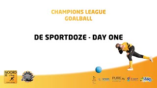 EGCA Champions League Goalball Finals 2024 Blankenberge  De Sportdoze  Day 1 [upl. by Akinahs]