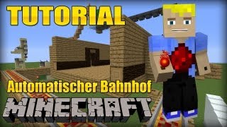 Automatischer BAHNHOF  Minecraft Tutorial [upl. by Urbain]