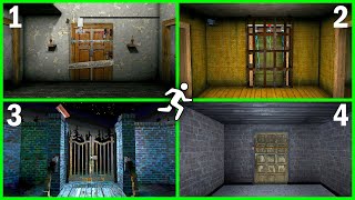 Granny 1 2 3 4 All Door Escape😂🔥 granny grandpa game video  granny wala game definition ग्रैनी [upl. by Ellenaej]