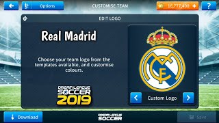 How To Import Real Madrid Logo And Kits In Dream League Soccer 2019 [upl. by Ameerak281]