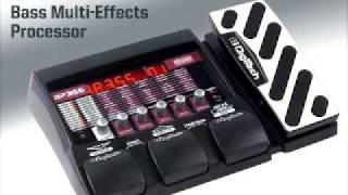 DigiTech BP355 Bass MultiEffects Presets Demo [upl. by Flodnar]