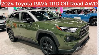 2024 Toyota RAV4 TRD offroad AWD Review At Portland International Auto Show [upl. by Aileduab]