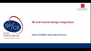 Talks  Nanomagnetism in 3D 2024  Andrii CHUMAK University of Vienna [upl. by Nydia159]