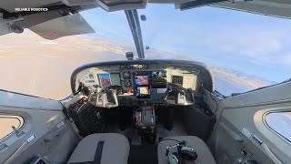 Bay Area companys pilotless plane takes historic 1st flight [upl. by Eidoow762]