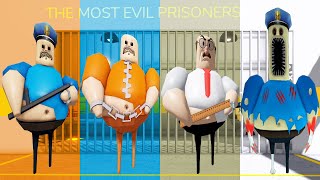 Teacher vs Police vs Prisoner vs EXE BARRY PRISON RUN GREAT SCHOOL BREAKOUT Update Roblox All Bosses [upl. by Picardi]