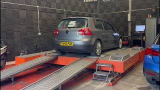 MK5 Golf 19tdi BXE PD105 to Pd130 Conversion 180BHP Dyno Power Run [upl. by Aelyak523]