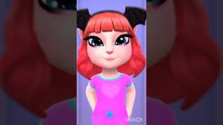 Anya spy x family makeover mi talking Angela 2 [upl. by Ahsirkal]