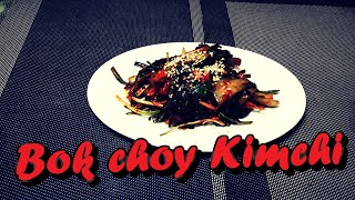 How to  Bok choy KimchiKorean style simple cooking [upl. by Lauro705]