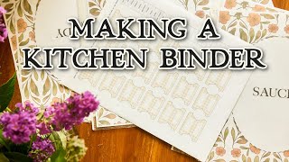 Lets Make a Recipe Binder Free Printable  Tips [upl. by Mateya885]