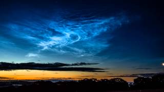 Noctilucent clouds in motion [upl. by Hplodur76]