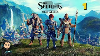 THE SETTLERS NEW ALLIES Campaign Gameplay  Part 1 no commentary [upl. by Hterag189]