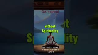 Eckhart Tolle on Spirituality  Part410 of Power of Now A New Earth Bestseller Audiobooks shorts [upl. by Dollar]