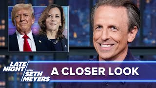 Seth Meyers Catches Up on the Worst Three Weeks of Donald Trumps Campaign A Closer Look [upl. by Aratahs847]